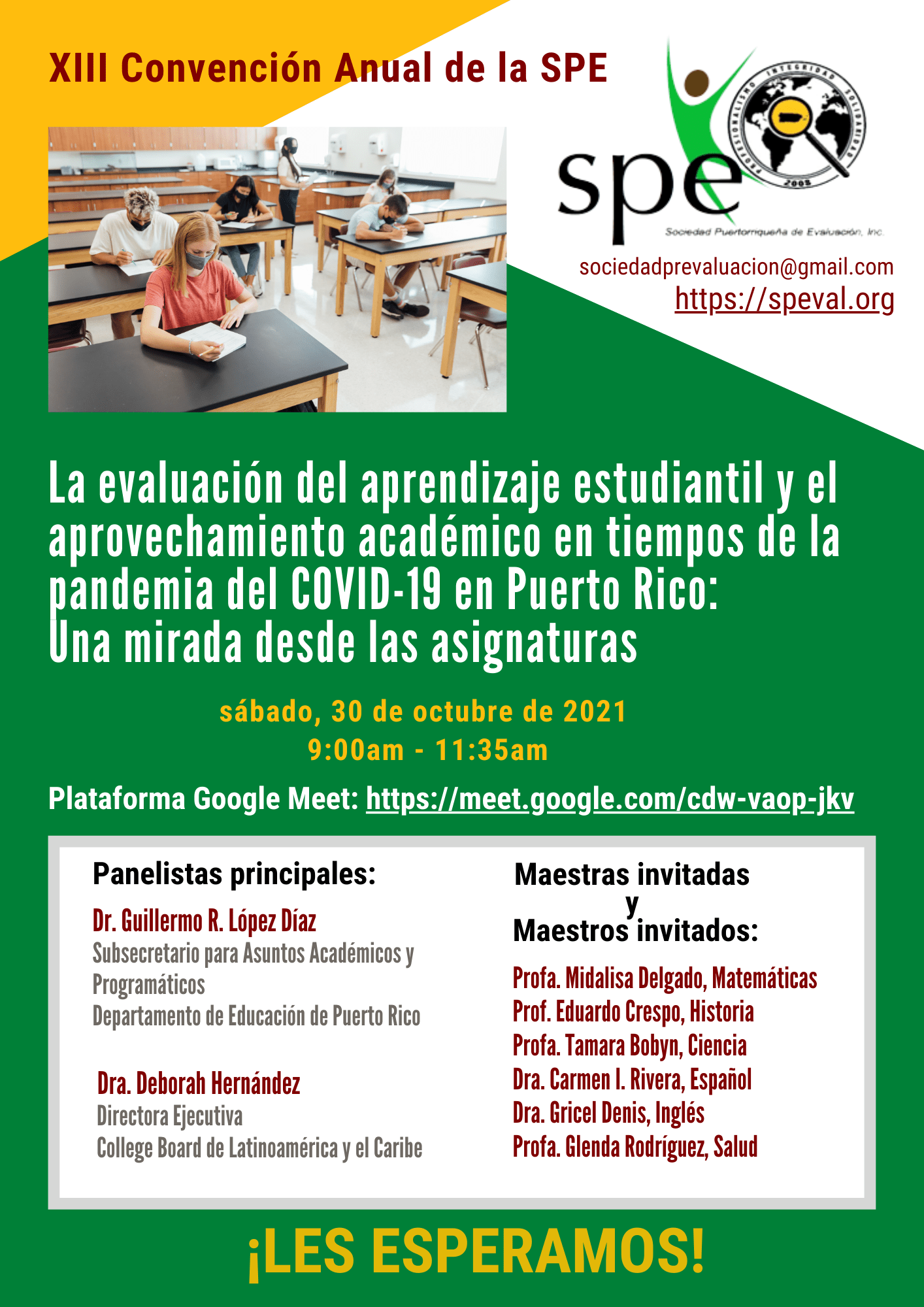 XIII Convención Anual de la SPE - 30 octubre 2021