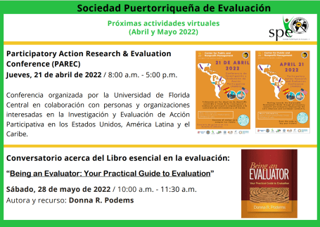 Actividades SPE abril y mayo 2022